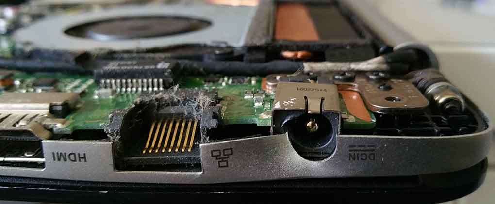 switch-informatique.fr répare ou change votre connecteur d'alimentation défecteux sur votre ordinateur portable PC.